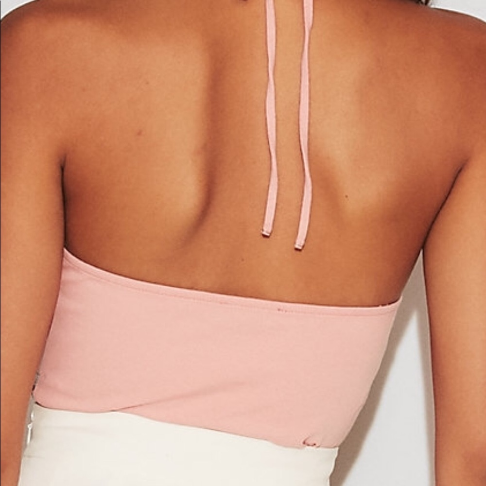 Sequin Halter Thong Bodysuit NWT - Picture 3 of 5